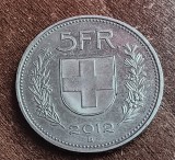 C50 - Moneda foarte veche - Elvetia - 5 franci - 2012, Europa