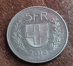C50 - Moneda foarte veche - Elvetia - 5 franci - 2012