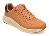 Pantofi sport SKECHERS maro, 183530, din piele ecologica