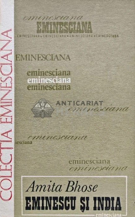 Eminescu si India - 1978 - Amita Bhose (AJ96)