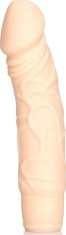 Vibrator Stud Woody, 7 Moduri Stimulatoare, Silicon, Natural, 16.5 cm foto