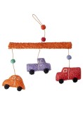 Rice Raffia Mobile With Cars (kimob-car)