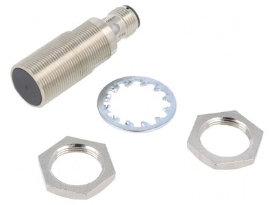 Senzor Inductiv NPN NO 8mm 10-30VDC M18 IP67 200mA E2E-X8C118-M1 foto