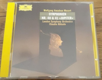 CD Mozart - Claudio Abbado &amp;lrm;&amp;ndash; Symphonies Nos. 40 &amp;amp; 41 Jupiter foto