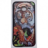 Husa iPhone 5/5S TPU Negru Tiger - Protectie Premium, Design Slim