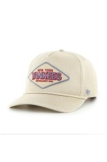 47 brand șapcă de baseball din bumbac MLB New York Yankees culoarea bej, B-CAIRN17DHP-K0
