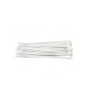 Coliere plastic 2.5x80mm 100buc alb Well