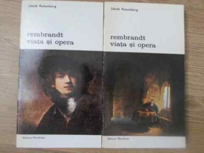 REMBRANDT VIATA SI OPERA VOL.1-2-JAKOB ROSENBERG foto