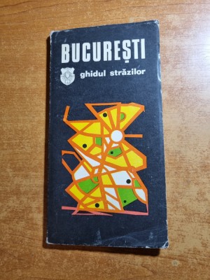bucuresti - ghidul strazilor - din anul 1973 foto