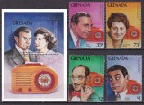 Grenada 1996 centenar radio Marconi MI 3185-3188 + bl.425 MNH, Nestampilat