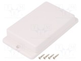 Carcasă universală TAKACHI ABS albă 70,6mm x 105mm x 20,5mm