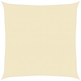 Cumpara ieftin Panza parasolar, crem, 5 x 5 m, HDPE, 160 g/m&sup2;
