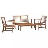 Set mobilier de gradina, 4 piese, lemn masiv de acacia GartenMobel Dekor, vidaXL