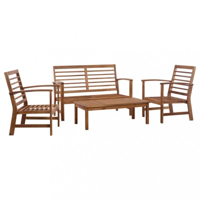 Gossi set mobilier de gradina, 4 piese, lemn masiv de acacia foto