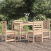 VidaXL Set de dining pentru grădină, 5 piese, lemn masiv de pin 3154683