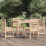 VidaXL Set de dining pentru grădină, 5 piese, lemn masiv de pin