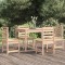 vidaXL Set de dining pentru grădină, 5 piese, lemn masiv de pin 3154683