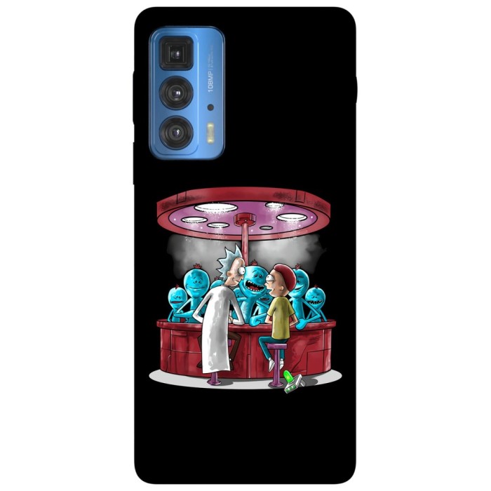 Husa compatibila cu Motorola G20 model Mr. meeseeks Bar, Silicon, TPU, Viceversa
