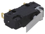 Micro&icirc;ntrerupător SNAP ACTION 5A 250VAC cu manetă SPDT