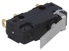 Microintrerupator SNAP ACTION 5A 250VAC cu maneta SPDT foto