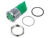 Lampă de control LED verde &Oslash;22mm IP67 Q22