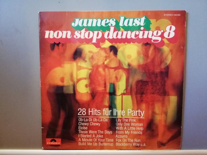 James Last &ndash; Non Stop Dancing 8 (1977/Polydor/RFG) - Vinil/Vinil/NM+