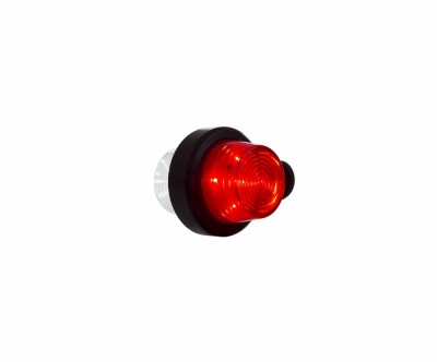 Lampa sub oglinda gabarit rosu- alb lumina LED tip neon Cod: FR 0336 foto