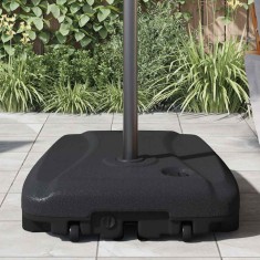 vidaXL Suport umbrelă de exterior, negru