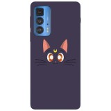 Husa compatibila cu Motorola G20 model Sailor Moon Luna, Silicon, TPU, Viceversa, Transparent, Carcasa
