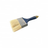 Cumpara ieftin Pensula cu fir natural, maner din plastic albastru-auriu, 75 mm, DSH 182525