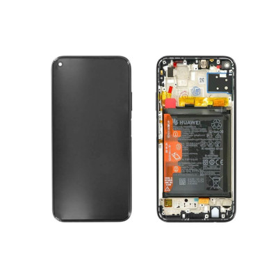 Display Huawei P40 Lite JNY-L21A negru cu baterie, 02353KFU foto