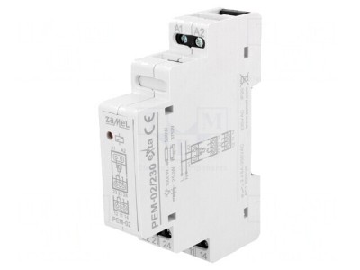 Releu Monostabil DPDT 230VAC 8A PEM-02/230 foto