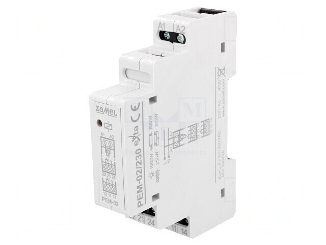 Releu Monostabil DPDT 230VAC 8A PEM-02/230