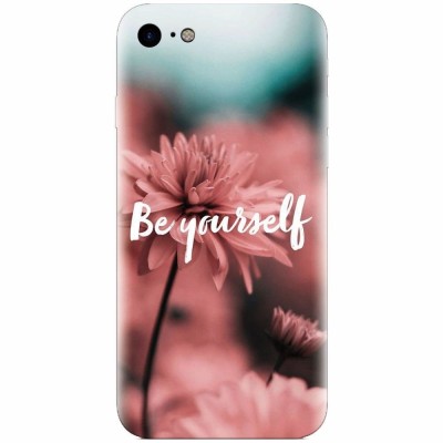 Husa silicon pentru Apple Iphone 7, Be Yourself foto