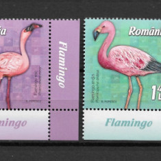 ROMANIA 2021 - FLAMINGO, TABS 3 DIN COALA DE POSTA, MNH - LP 2336