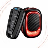 Stop Bicicleta Intelligent, Alarma Wireless Antifurt, 800mAh, IPX65, 4 Moduri, Senzor Franare, Black/Fire