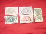 Serie mica Coasta de Fildes 1906 , 5 val. stampilate