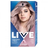 Vopsea de par permanenta Schwarzkopf Lightener Twist 104 Cool Lilac, 142.5ml, Live