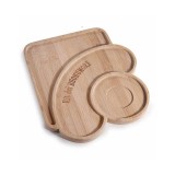 Cumpara ieftin Platou servire lemn cm 29 x 25 H