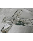 Cumpara ieftin Suport Numar Inmatriculare Auto Inox Cromat Universal, Set 2 Bucati, Suruburi Incluse