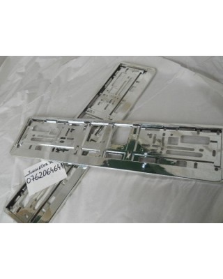 Suport numere inox cromat la set foto