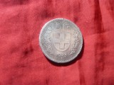 Moneda 5 Franci 1923 Elvetia argint 0.900 , cal. buna