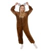 Pijama tip salopeta pentru adulti, model Ren, marime L Household NewTrend, Oem