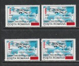 Romania 2000 - #1528 75 de Ani de la Infiintarea CFRNA Supratipar 4v MNH, Nestampilat