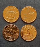 Lot 4 x 1 Quarter USA, anii 1993 - 2006, A 3384
