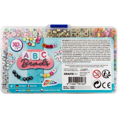 Set 15 modele margele alfabet Grafix GR240020 foto