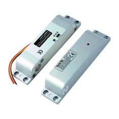 Bolt electric Fail Safe (NC), montaj aparent, 12 Vcc, delay 0-3-6 secunde, monitorizare, 200 x 28 x 39 mm CSL-150NC SafetyGuard Surveillance foto