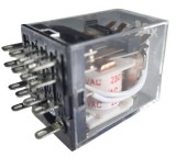 Releu industrial R4 230V AC 5A cu 4 contacte morse, Omu System
