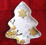 TAVA PLATOU PORTELAN FROG ART GERMANIA DECOR BRAD 23.5 CM