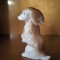 Statuetă porțelan c&acirc;ine vintage -bibelou